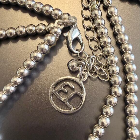 Erica Lyons & Lia Sophia Pair of Silver Tone Necklaces - Picture 9 of 10